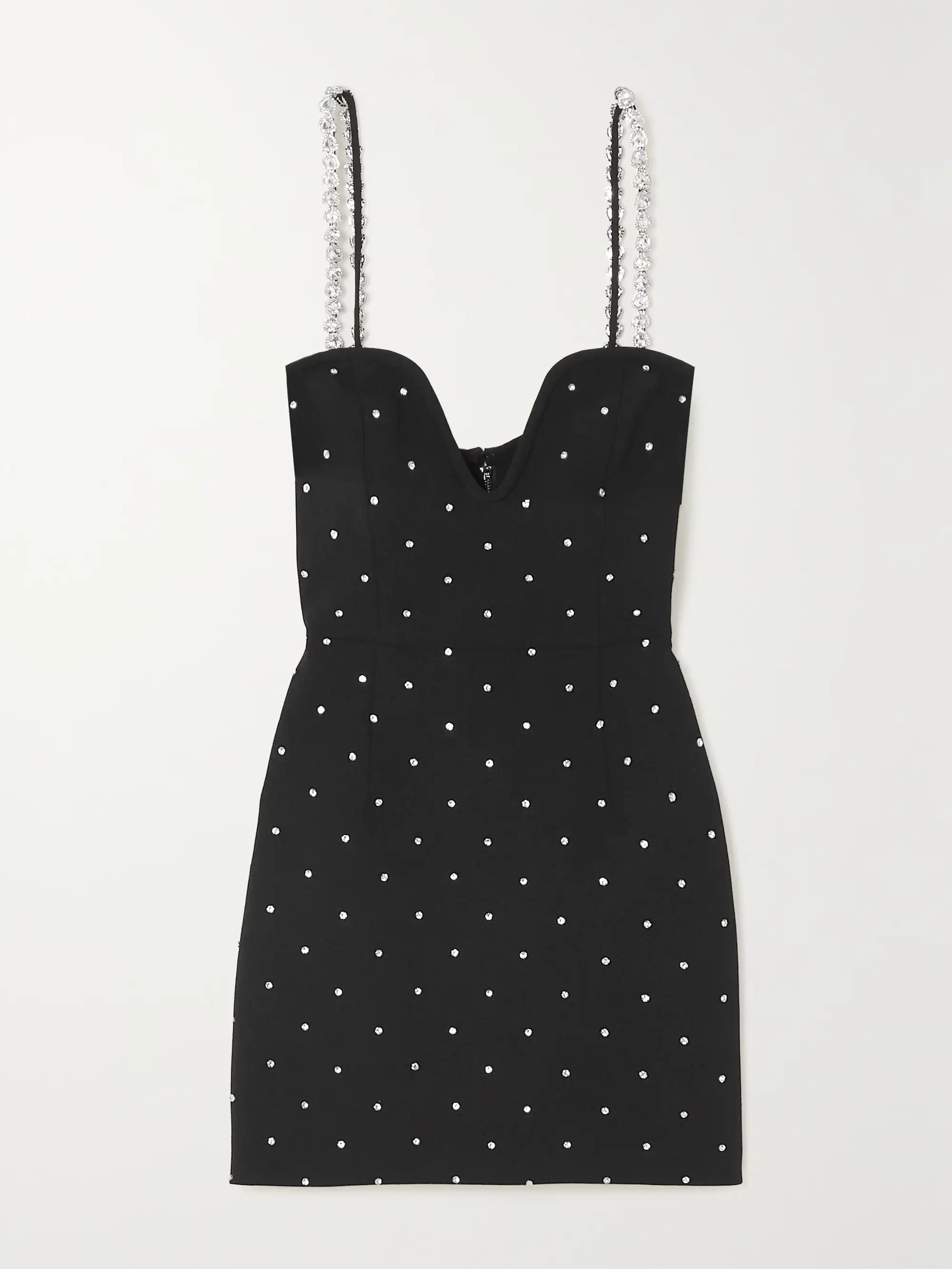 After Hours crystal-embellished stretch-crepe mini dress | NET-A-PORTER (US)