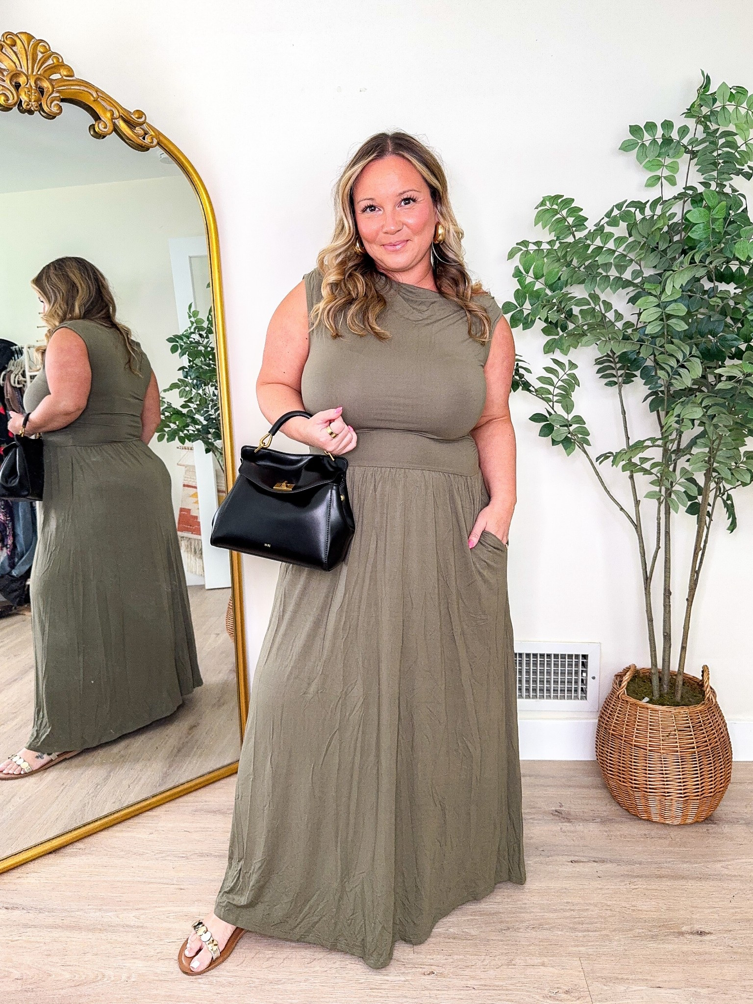 Amazon fall outfit 
Fall dress size LARGE 
Such a great maxi dress to dress up or down! Super comfortable too! 

Amazon style, Amazon fashion, Amazon finds, fall dress, workwear dress, wedding guest dress, petite style, fall outfit, fall trends 

#LTKSeasonal #LTKPetite #LTKMidsize