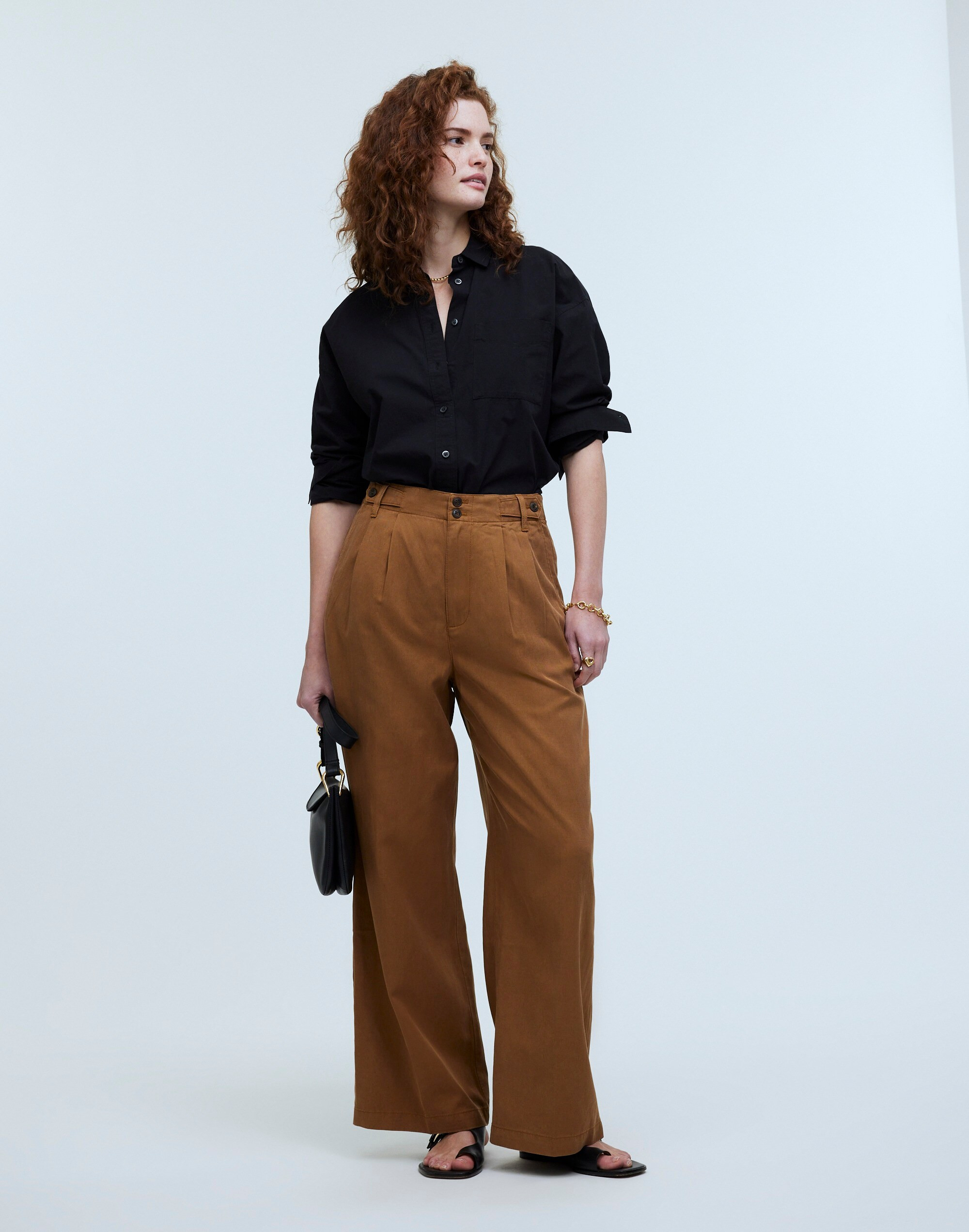 The Curvy Harlow Wide-Leg Pant | Madewell