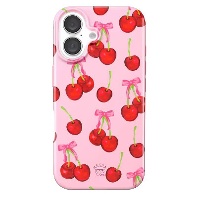 VELVET CAVIAR iPhone 16 Case - Sweet Cherry: Plastic Cover with Cherry Pattern | Target
