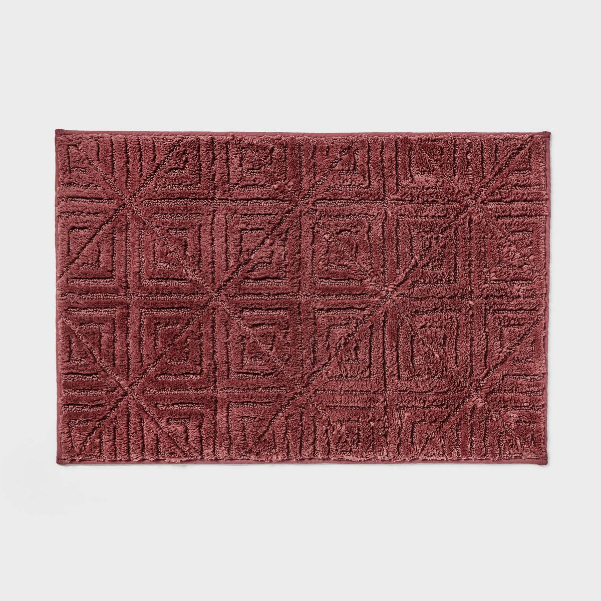 20"x30" Lattice Square Non-Skid Bath Rug - Threshold™ | Target