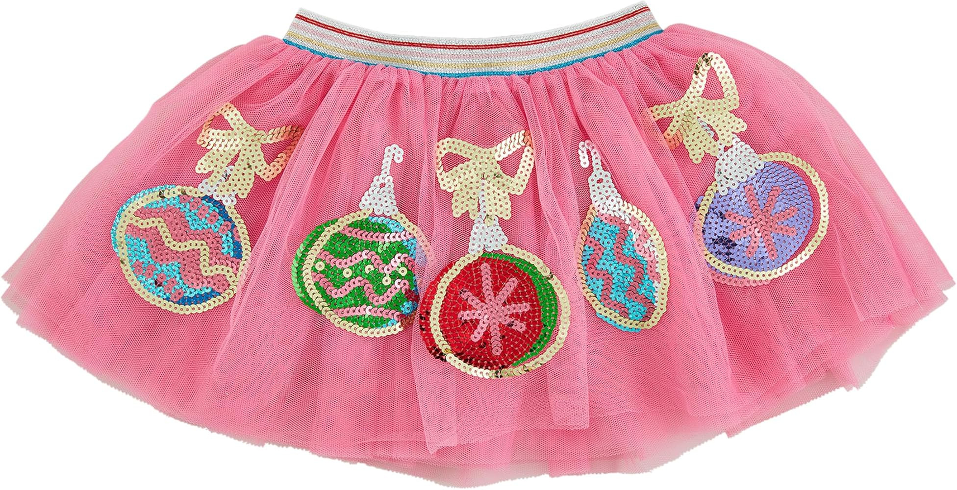 Mud Pie Girls Children Multi Heart Sequin Tutu | Amazon (US)