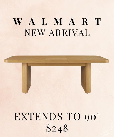 This Walmart table is going to sell out fast! Such a great deal for an extendable table from 72-90”