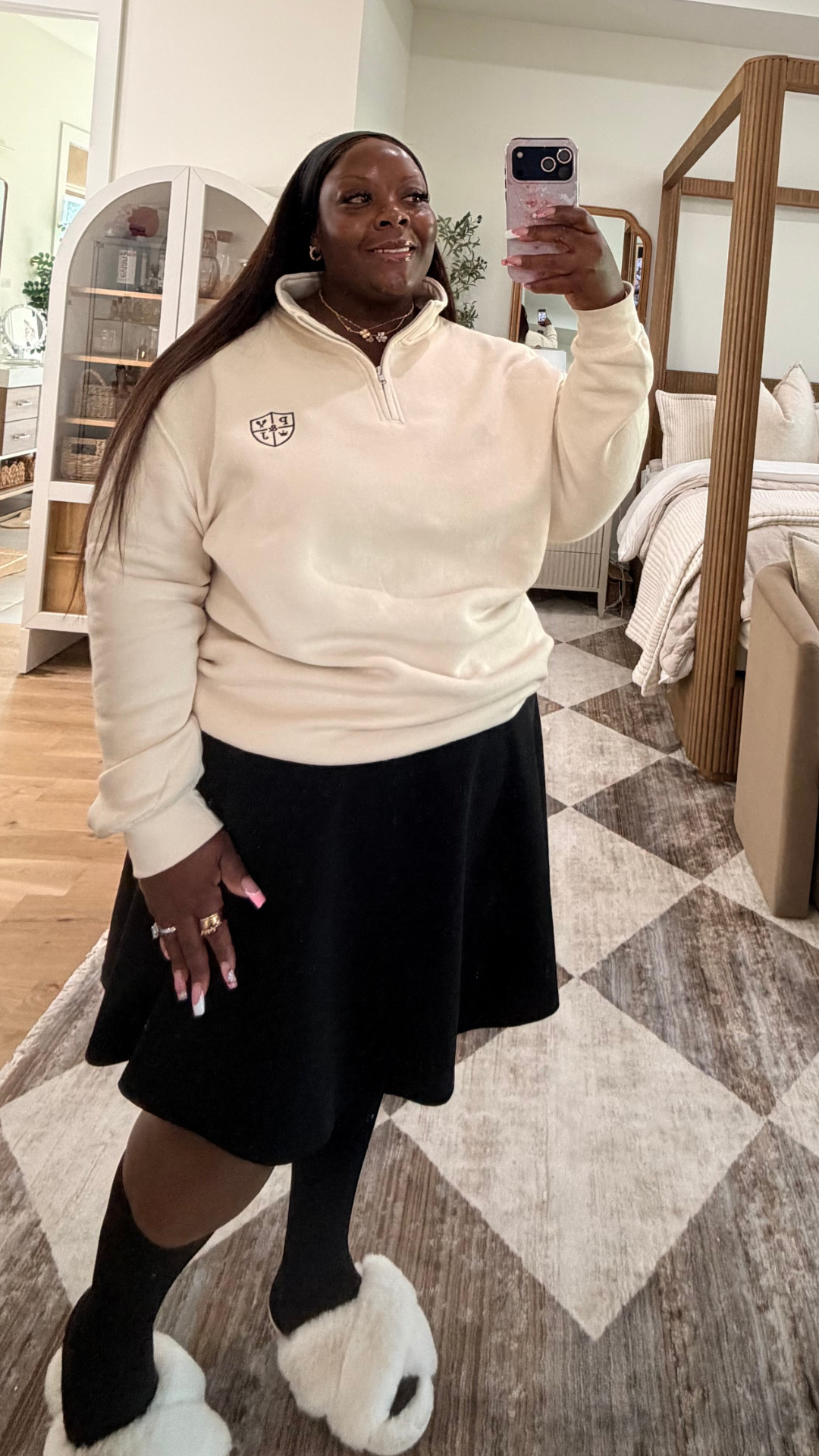Keeping it cozy and chic for today's look! ✨ This quarter-zip top is from Peter and Josh and it has quickly become one of my favorite staples for a clean, effortless vibe.
While I wasn't able to link this exact top for purchase, I have linked several similar pieces to it and the rest of my outfit below that I know you’ll love just as much! 🤍 

Follow for more @OPERATION_NIKI on IG, TikTok, & Facebook

#OOTD #PeterAndJosh #StyleInspiration #CozyChic #PlusSizeFashion #CurvyStyle #LTKStyle #CasualOutfit #LoungeWear #OutfitGoals #DailyLook #FashionFavorites 

 #LTKootd #LTKPlusSize