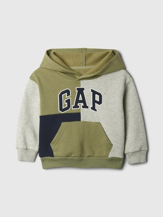 babyGap Relaxed Logo Colorblock Hoodie | Gap Factory