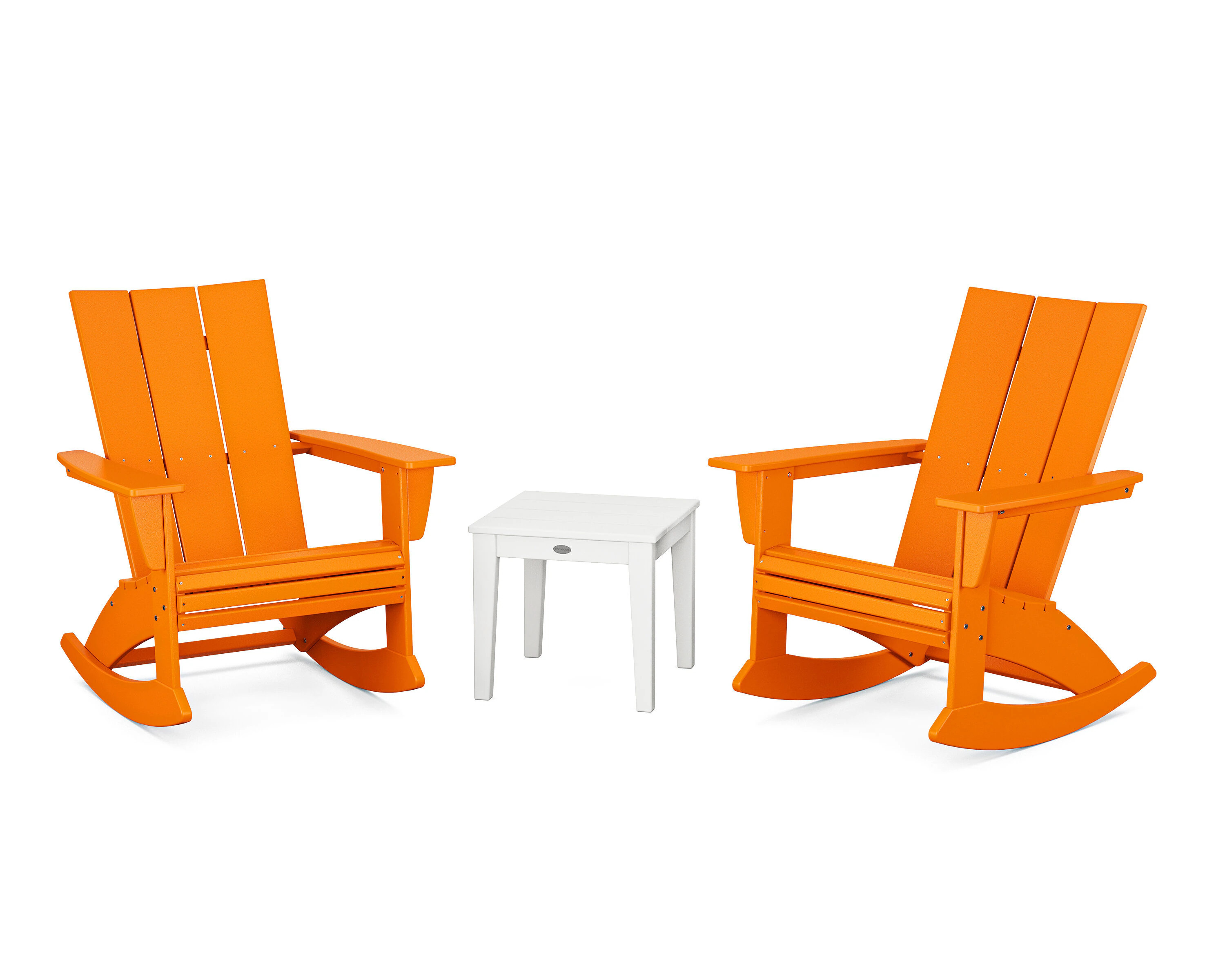 POLYWOOD Modern Adirondack 3 -Piece Patio Conversation Set one_size | PWS2205-1-11370 | Lowe's