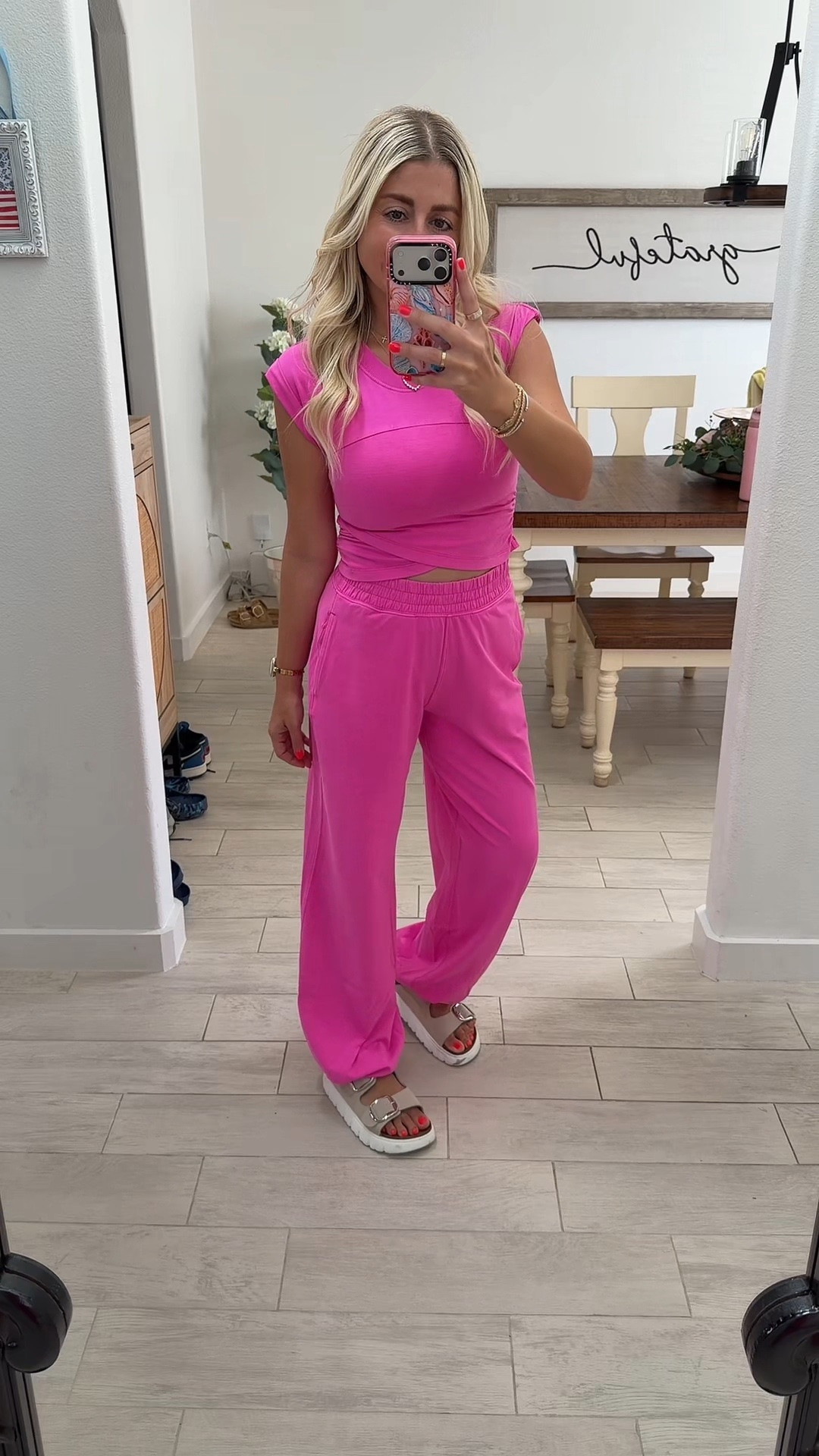 Everyday comfy cute outfit
Matching set xs
Sandals tts

#LTKootd