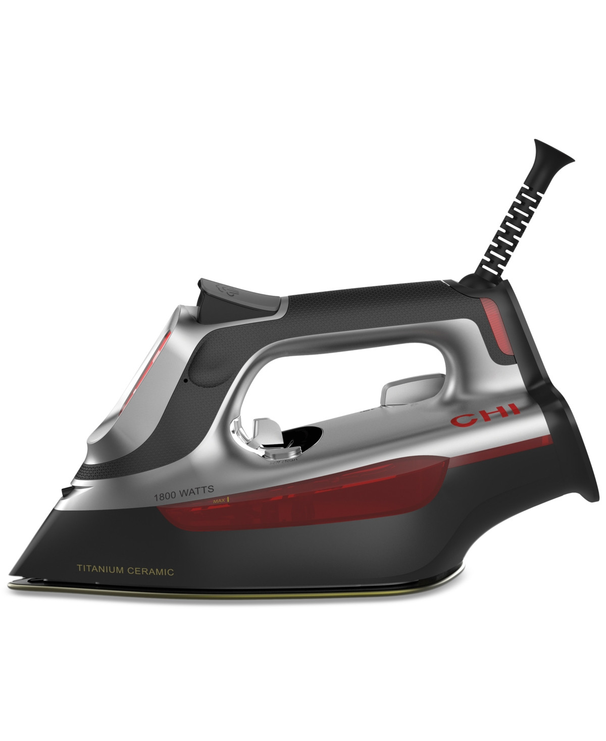 Chi Home Touchscreen Ceramic Clothing Iron - Black | Macy's