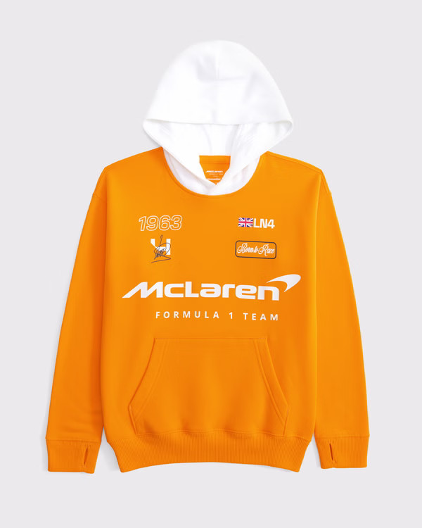 boys mclaren graphic popover hoodie | boys tops | Abercrombie.com | Abercrombie & Fitch (US)