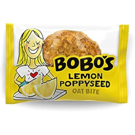Bobo's Oat Bites, Lemon Poppyseed, 1.3 Ounce (5 Count Box) | Amazon (US)