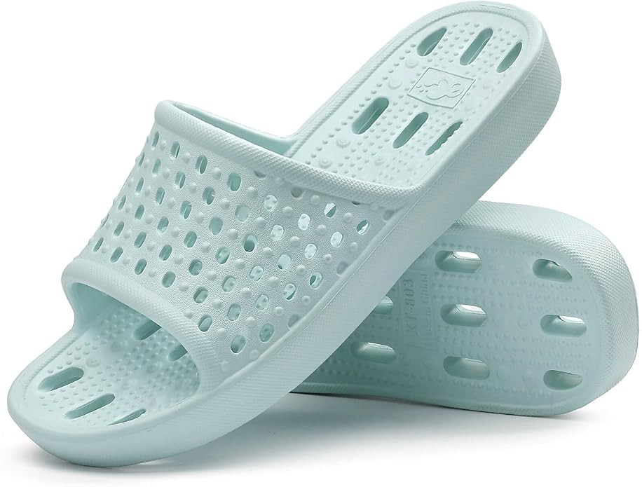 Shower Shoes Men Quick Drying Women Shower Sandals Non-Slip Comfortable House Slippers Bathroom H... | Amazon (US)