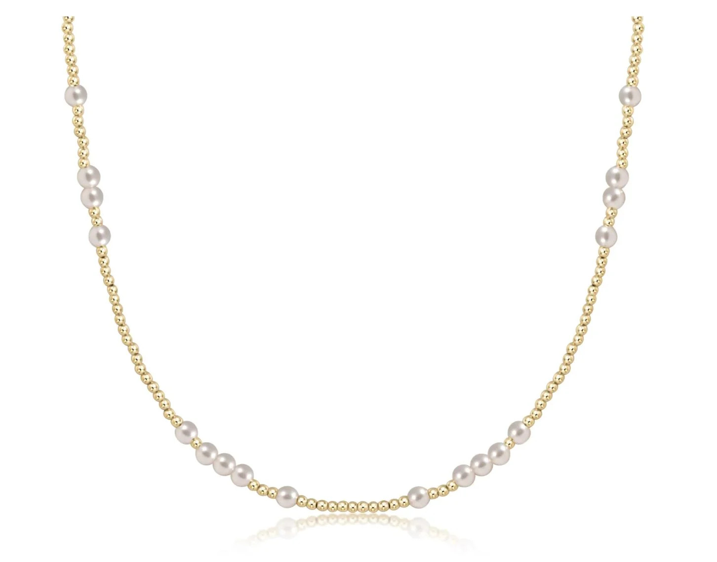 17" Choker Hope Unwritten - Pearl | The Horseshoe Crab