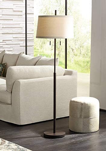 Possini Euro Design Nayla 62 1/2" Tall Bronze Steel Modern Floor Lamp | Amazon (US)