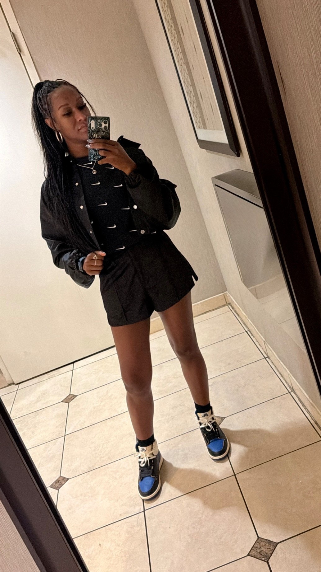 Satin set with a printed swoosh crop top! 👌🏾 #NIKE #WOMENS #LIFESTYLE

#LTKootd #LTKgrwm #LTKdayinmylife