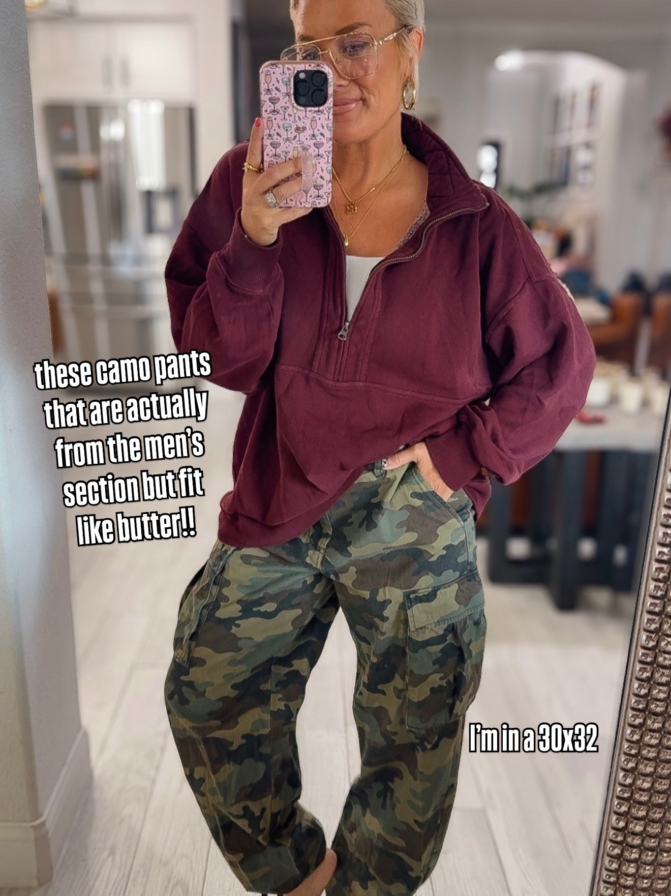 Loving these camo pants from the men’s section that fit like a glove - size 30x32