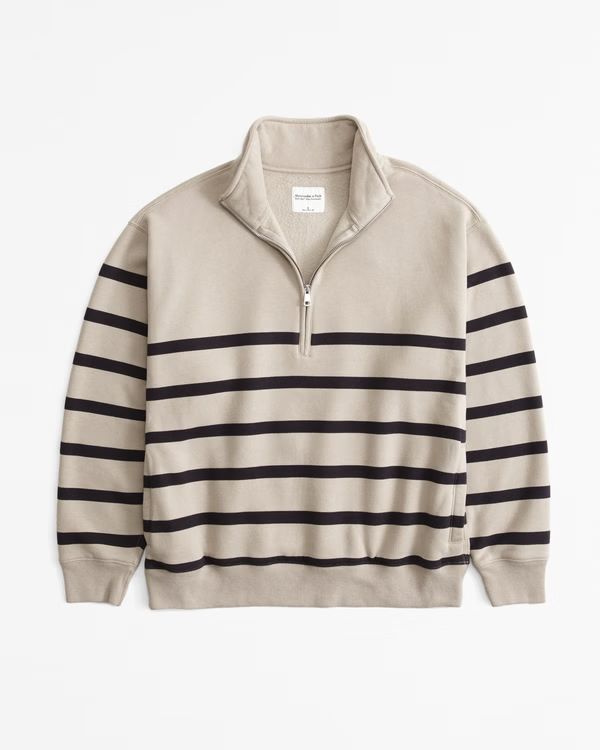 Essential Vintage Sunday Half-Zip | Abercrombie & Fitch (US)