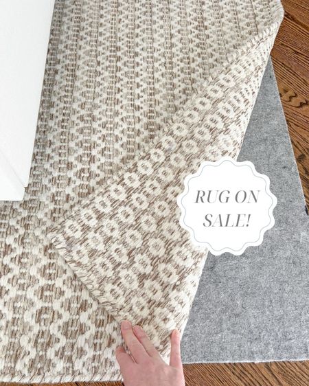 One of my favorite rugs in our home (and a Casually Coastal best seller!) is on sale right now! This rug has a medium thickness (and is soft underfoot), so I added a nice thick rug pad underneath for even more cushion! The best part? This rug is reversible, so if you end up spilling and staining it, you can just flip it over! 

- 
coastal rugs, rugs on sale, neutral rugs, patterned rugs, living room rugs, bedroom rugs, dining room rugs, 8x10 rugs, 5x8 rugs, 9x12 rugs, 10x14 rugs, 12x15 rugs, 3x5 rugs, oversized rugs, rugs with no fringe, beach house rugs, bedroom styling, bedroom decor, coastal decor, coastal home decor, amazon rug pad, 1/4" thick rug pad, wool rugs, soft rugs, wool rugs, beige rugs, ivory rugs, home decor, light colored rugs

#LTKHome #LTKStyleTip #LTKSaleAlert