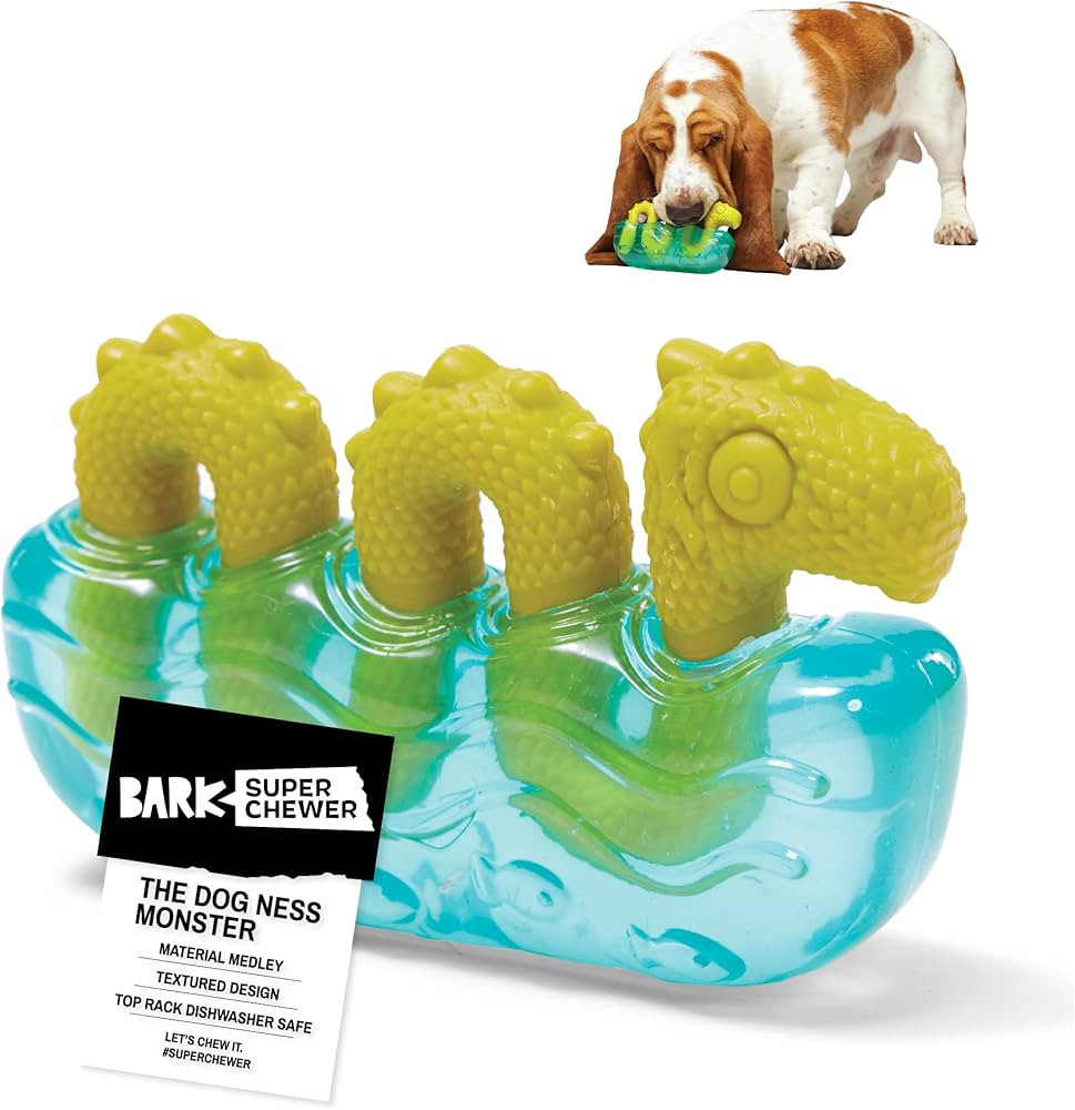 Barkbox Dogness Monster Super Chewer Dog Chew Toy - Tough Dental Stimulating Toy for Aggressive C... | Amazon (US)