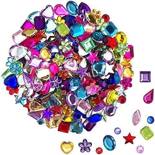 JPSOR 600pcs Craft Gemstone Acrylic Flatback Rhinestones Jewels for Crafting Embellishments Gems, 9  | Amazon (US)