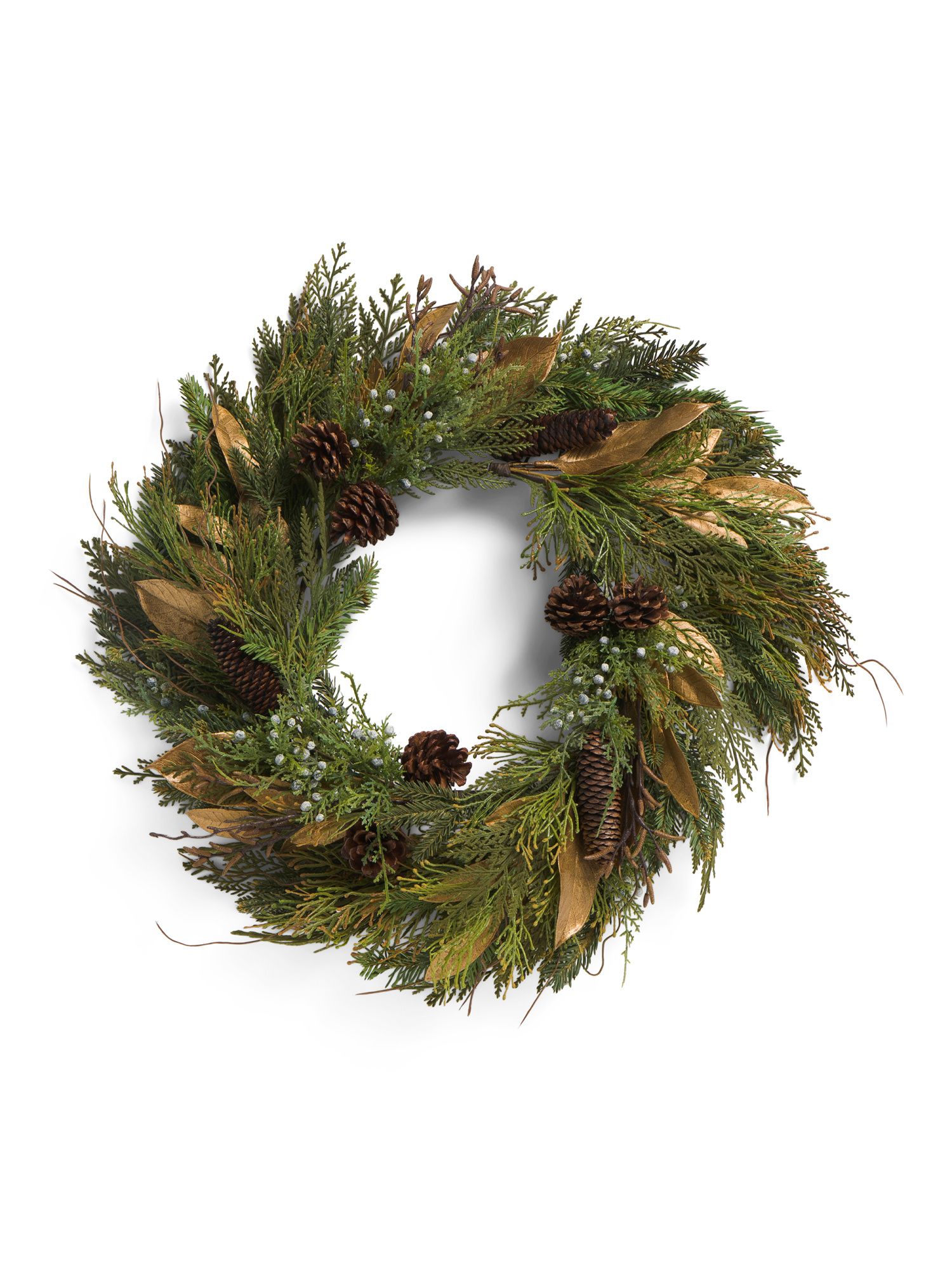 23in Cedar And Pine Wreath | TJ Maxx