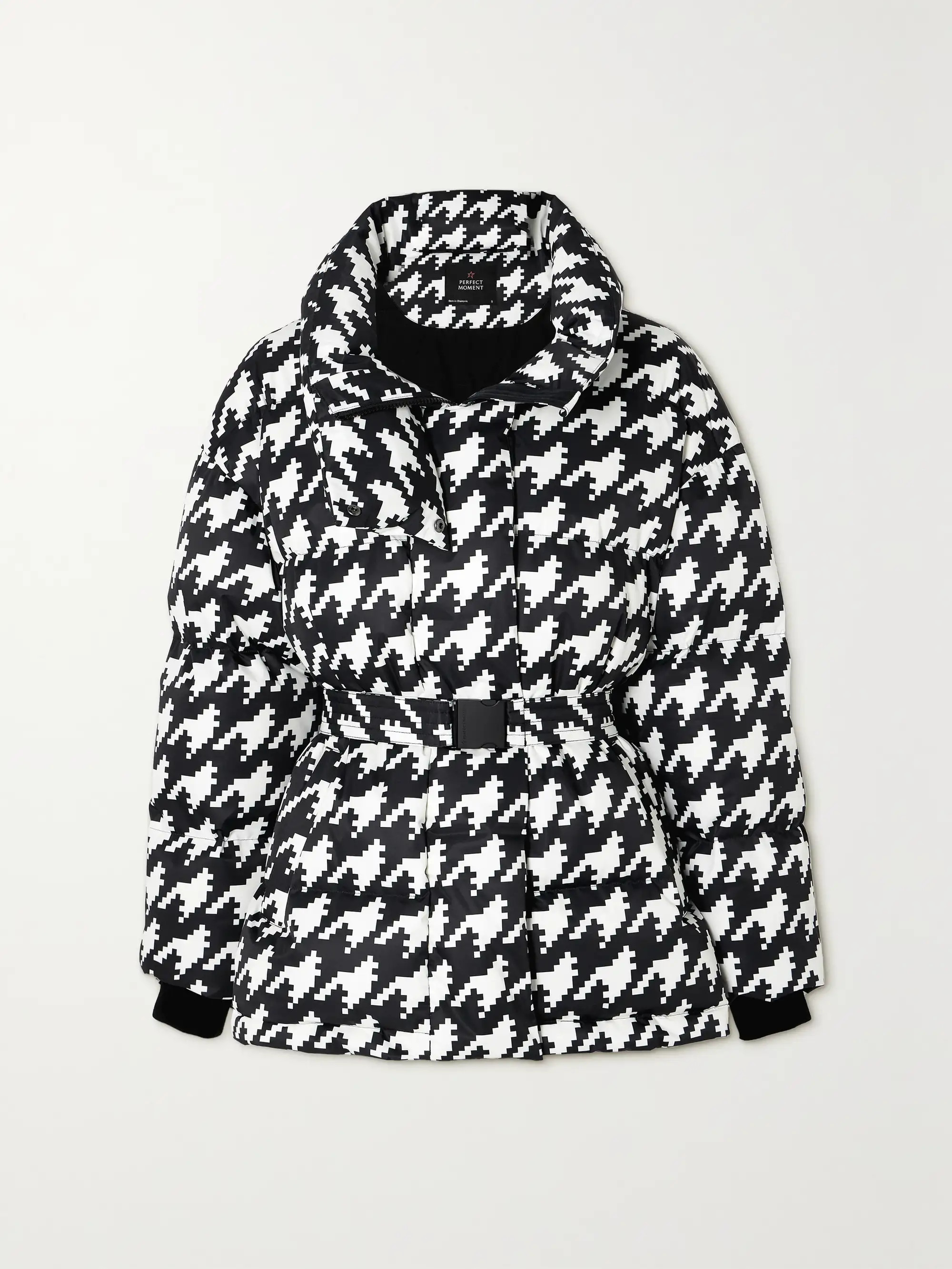 PERFECT MOMENT Parka III belted printed quilted down ski jacket | NET-A-PORTER | NET-A-PORTER (US)