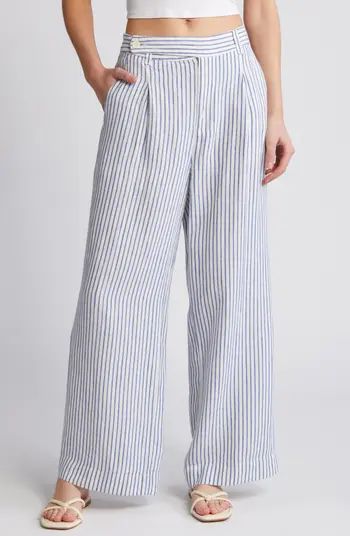 The Harlow Wide Leg Linen Pants | Nordstrom