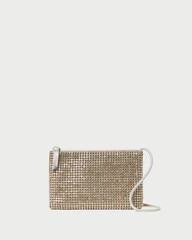 Yasmine Gold Diamanté Crossbody | Loeffler Randall