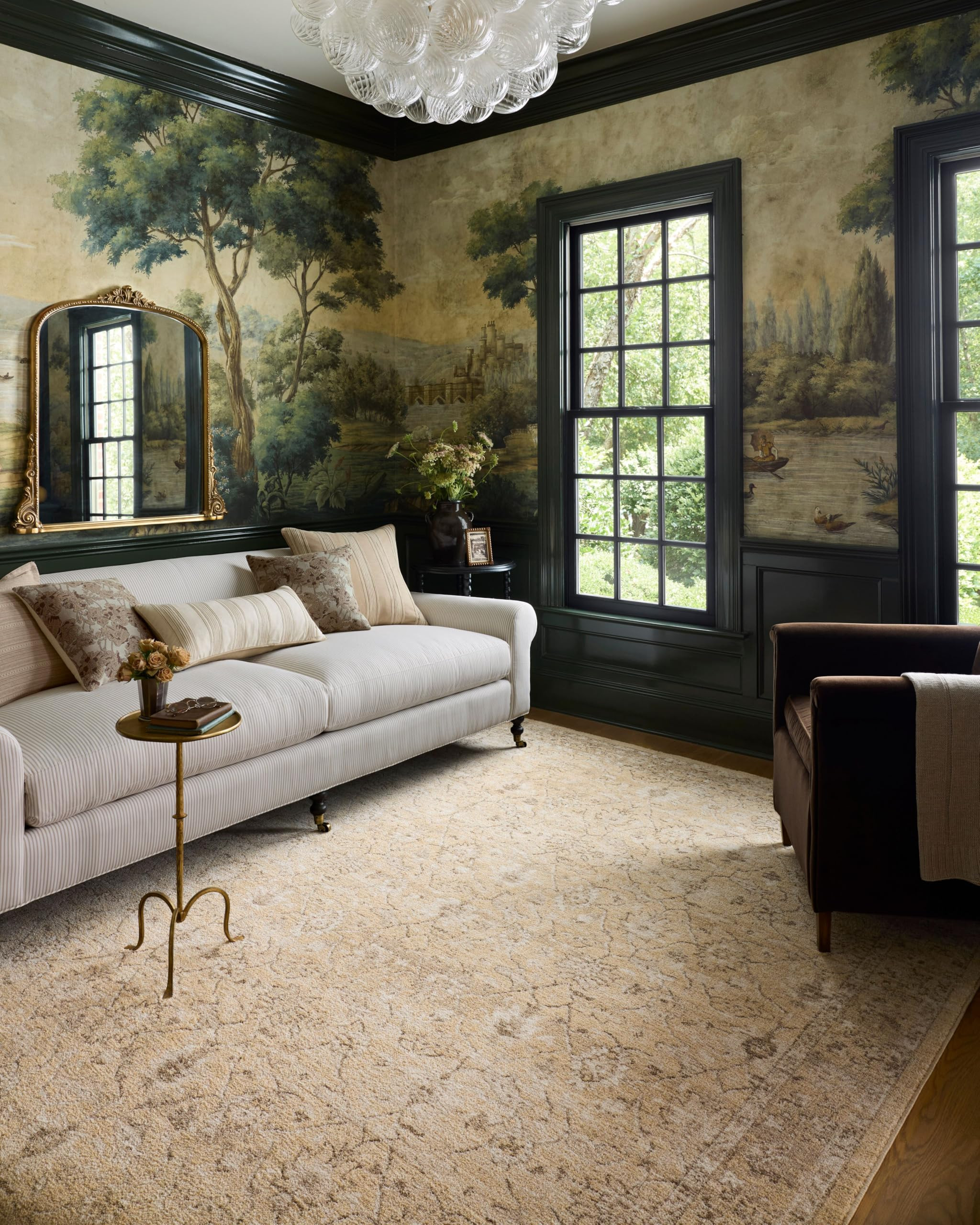 Loloi Chris Loves Julia Palma Collection PLM-10 Wheat/Bark 7'-10" x 10' Fringe Area Rug Vintage S... | Amazon (US)