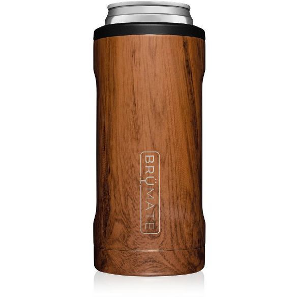BRUMATE Hopsulator Slim Stainless Steel Beverage Cooler Walnut Brown | Target