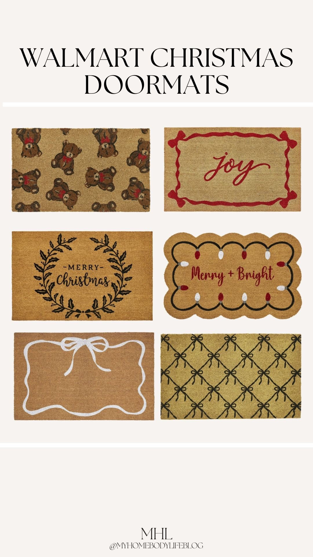 Walmart Christmas Doormats🎄🎀

#LTKHome #LTKFindsUnder50 #LTKSeasonal