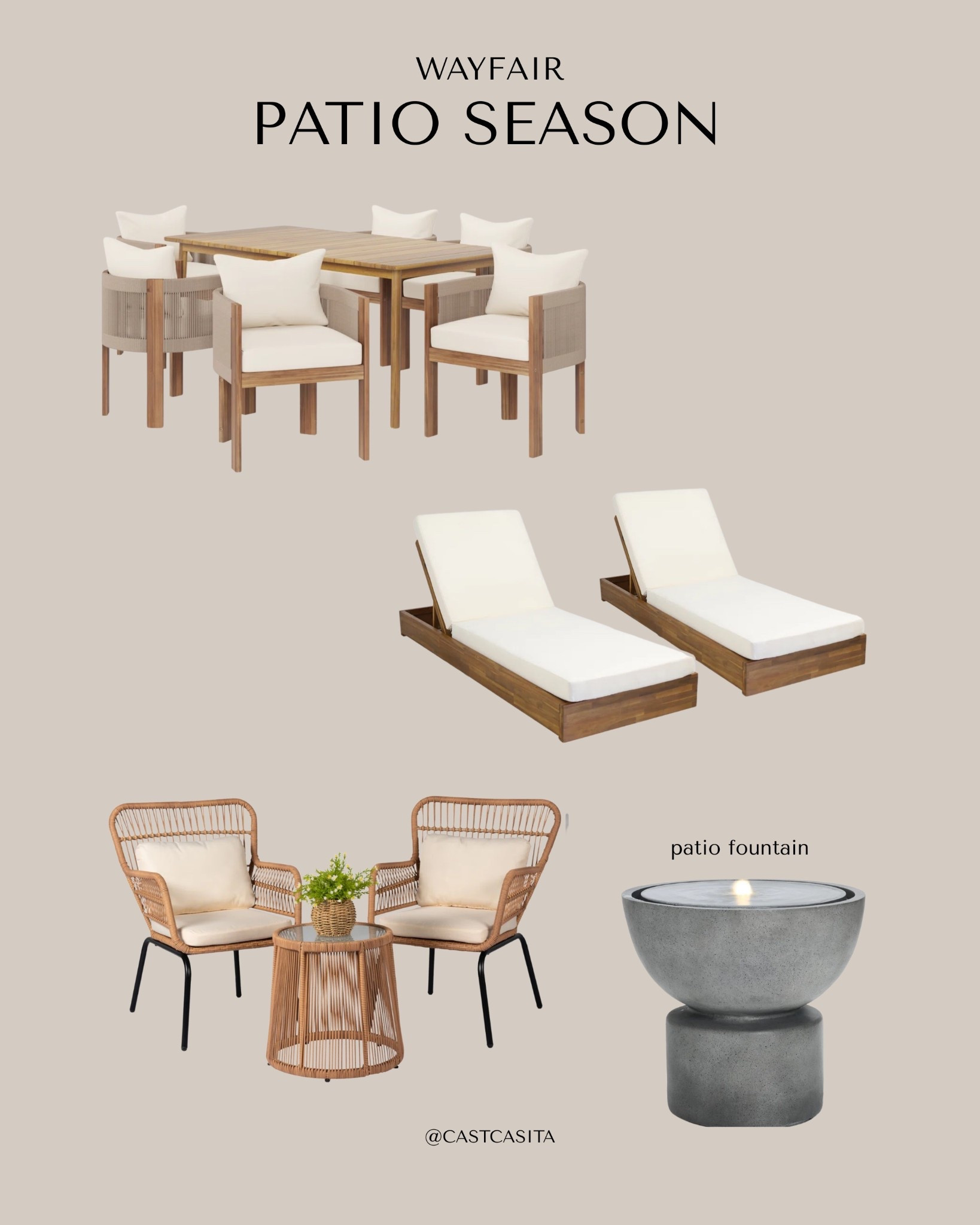 Patio finds from Wayfair #patio #patiofinds 

#LTKSeasonal #LTKSaleAlert #LTKHome