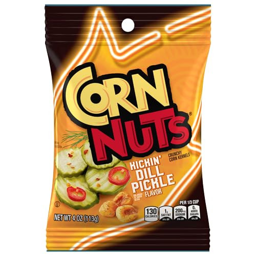 CORN NUTS Kickin Dill Pickle, Corn Kernels, Dill Pickle Flavored, 4oz | Amazon (US)