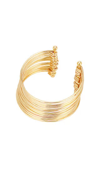 Heaven Mayhem Bangle Bracelet in Metallic Gold. | Revolve Clothing (Global)
