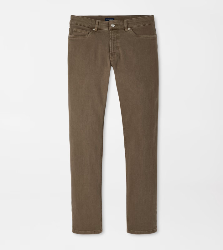 Peter Millar Men's Fairfield Garment Dyed Denim | Color: Navy | Size: 42 | Peter Millar