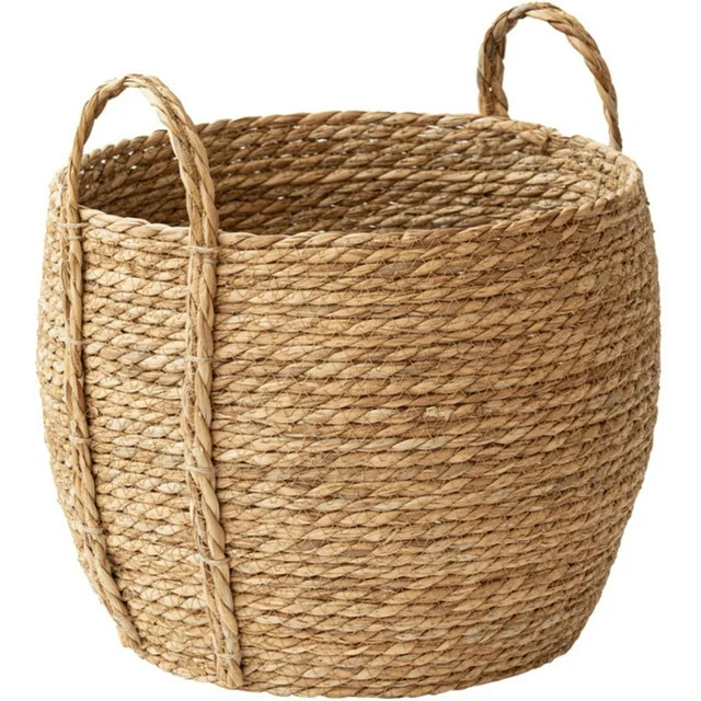 Clearance Under 5$ Handmade Straw Woven Flower Basket, Dienrx Plant Basket Indoor .8X10. "Woven W... | Walmart (US)
