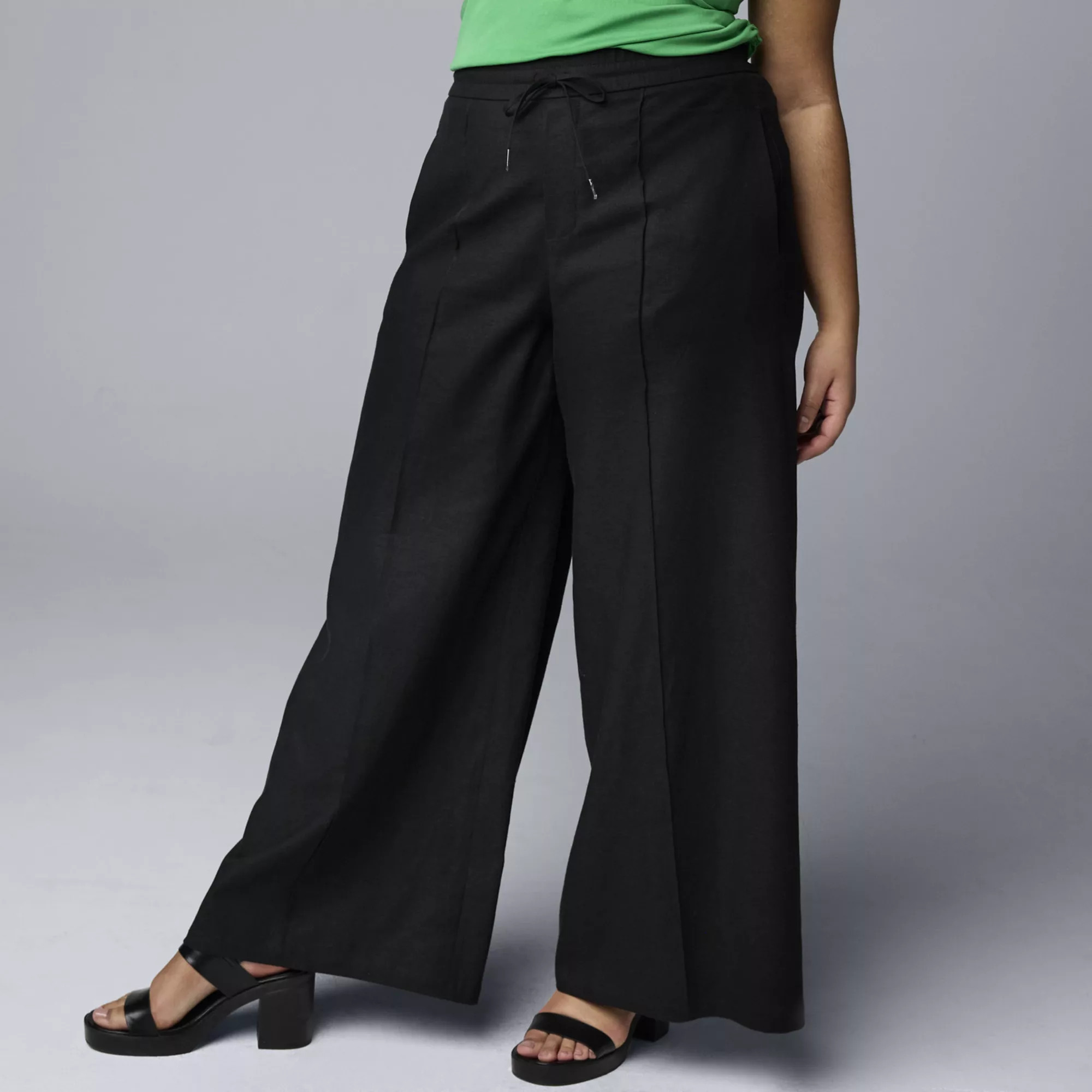 Plus Size Simply Vera Vera Wang Wide Leg Pants | Kohl's