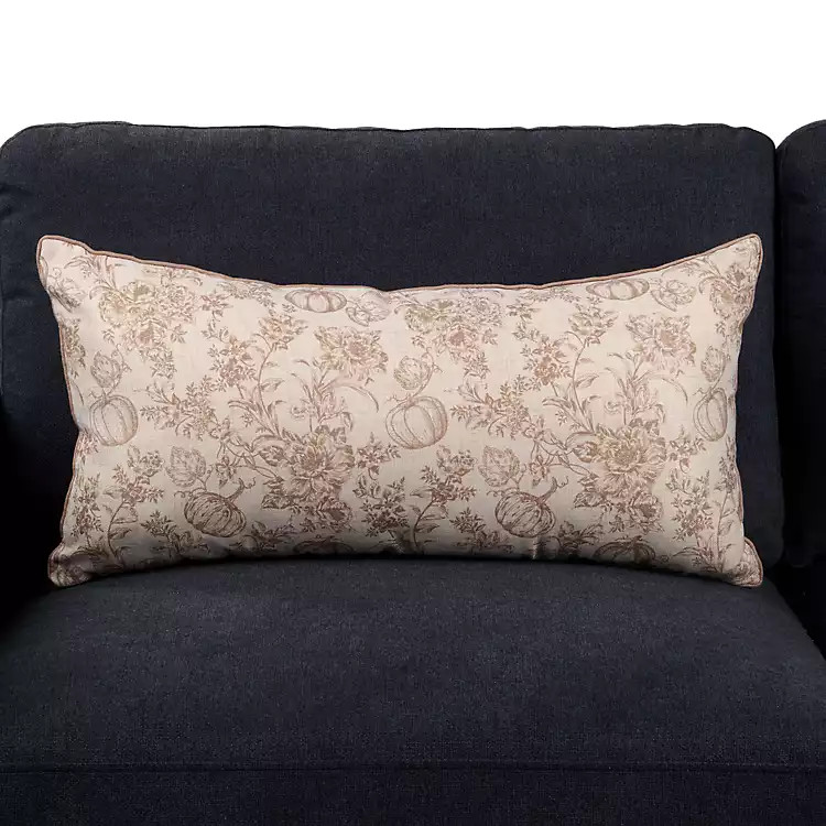 Bloomelle Pumpkin Lumbar Pillow | Kirklands