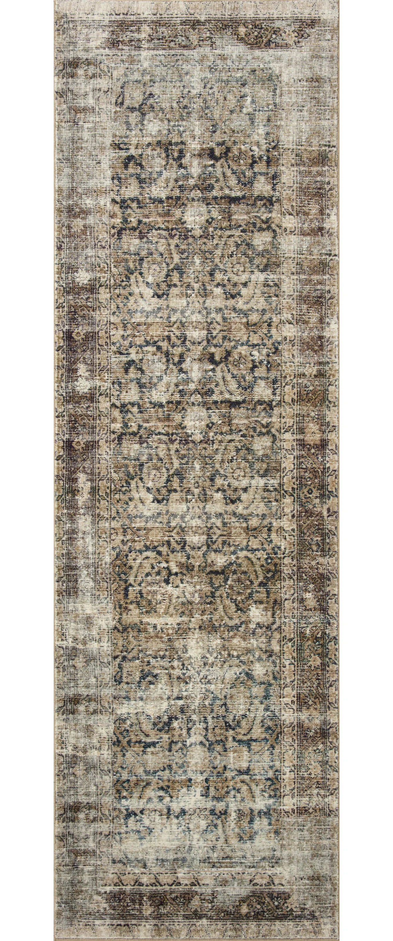 Amber Lewis x Loloi Morgan Navy / Sand Area Rug feat. CloudPile | Wayfair North America