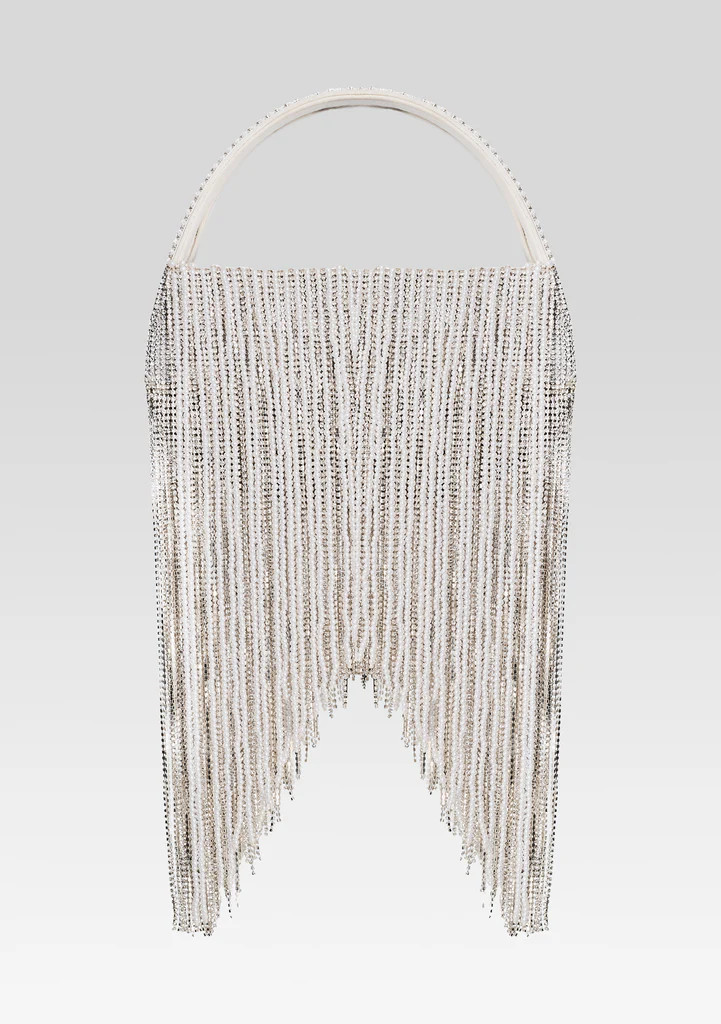 Estel Medium Pearl Fringe Bag | Retrofete