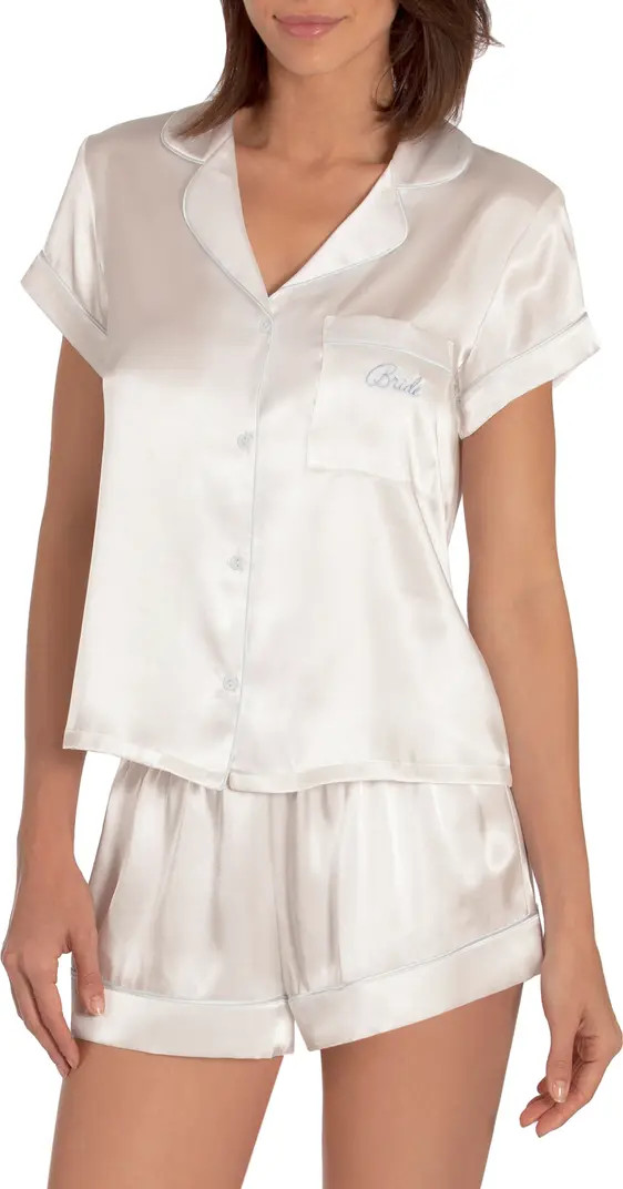 Bride/Bridesmaid/Mrs Satin Short Pajamas | Nordstrom