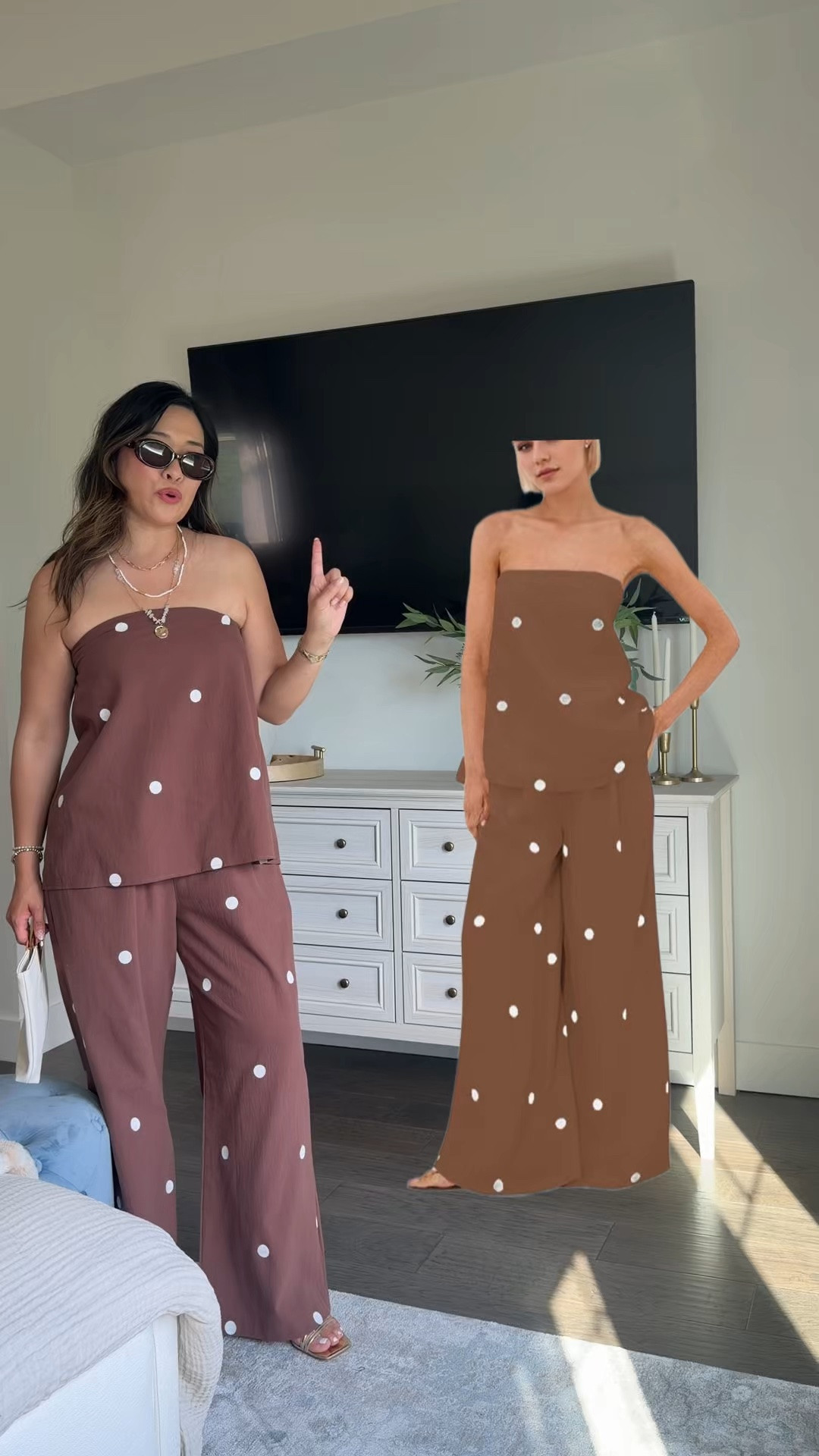 Amazon summer polka dot matching set

 Wearing a medium

#LTKootd #LTKSeasonal #LTKOver40