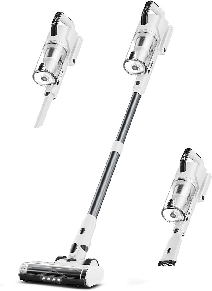 Cordless Vacuum Cleaner, 580W 48KPA 65Mins Runtime Fast Charging Vacuum Cleaner, Self-Standing LE... | Amazon (US)