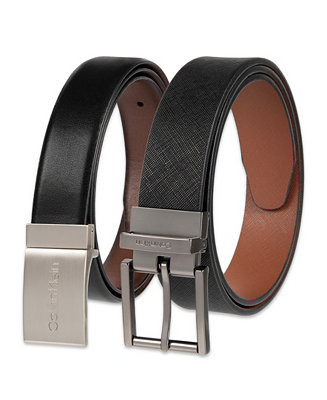 Men's 2-Piece Belt Gift Set | Macy's