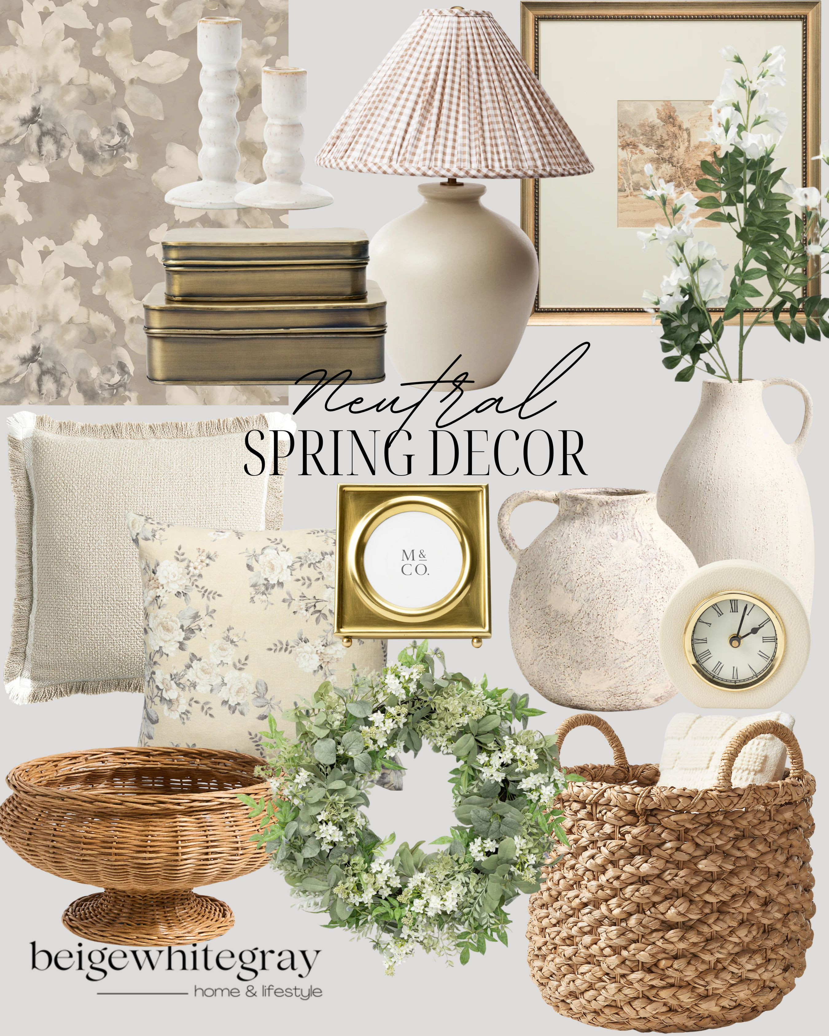 Neutral Spring Decor!
Spring Home Decor / Spring Greenery / Faux Flower Arrangements / Fluted Vases / Decorative Trays / Light Linen Curtains / Pastel Throw Pillows / Spring Throw Pillows  / Textured Blankets / Woven Baskets / Fresh Floral Wreaths / Ceramic Tableware / Soft Area Rugs / Glass Candle Holders / Rattan Decor Accents / Travertine Decor / Spring Scented Candles / Spring Framed Art / Floral Art / Lightweight Bedding / Rustic Planters / Terracotta Pots / Seasonal Centerpieces / Minimalist Shelf Decor / Accent Mirrors / Open Weave Storage Baskets / Wood Bead Garlands / Decorative Bowls / Textured Vases / Neutral Spring / Organic Modern Decor / Brass Candlestick Holders / Marble Decorative Boxes / Linen Accents / McGee & Co / Crate & Barrel /  

 

#LTKSeasonal #LTKHome #LTKStyleTip