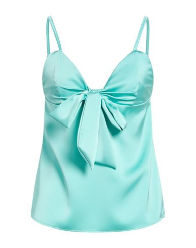 Kontatto Woman Top Turquoise Size 8 Polyester | YOOX (US)