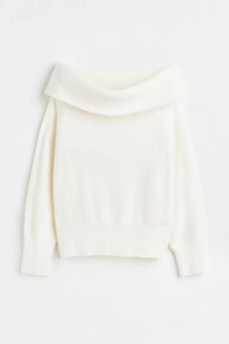 Off-the-shoulder Sweater | H&M (US + CA)
