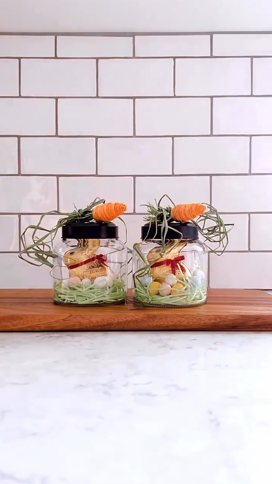 Easter Treat Jars! Add sweets to make these adorable mini jars and use them as placecard holders at your Easter table! 

Easter treats | Easter table | Easter decor | candy treats | Easter basket ideas

#LTKHome #LTKSeasonal