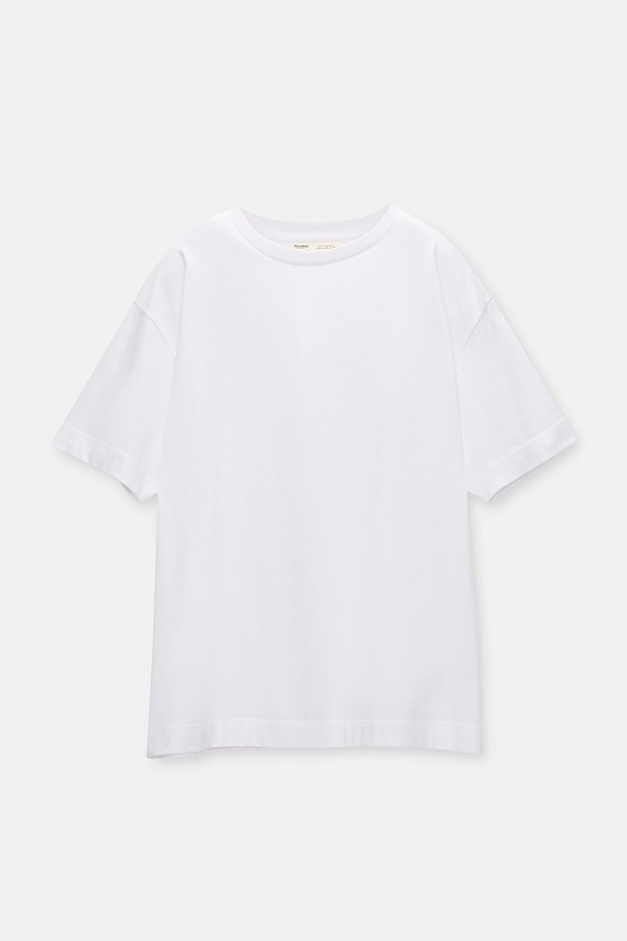T-shirt oversize basique manches courtes | PULL and BEAR FR