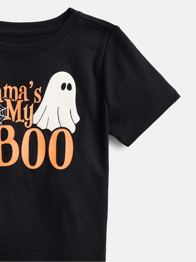 Halloween Toddler Boys Graphic Tee with Short Sleeves from Way to Celebrate, Sizes 12M-5T | Walmart (US)