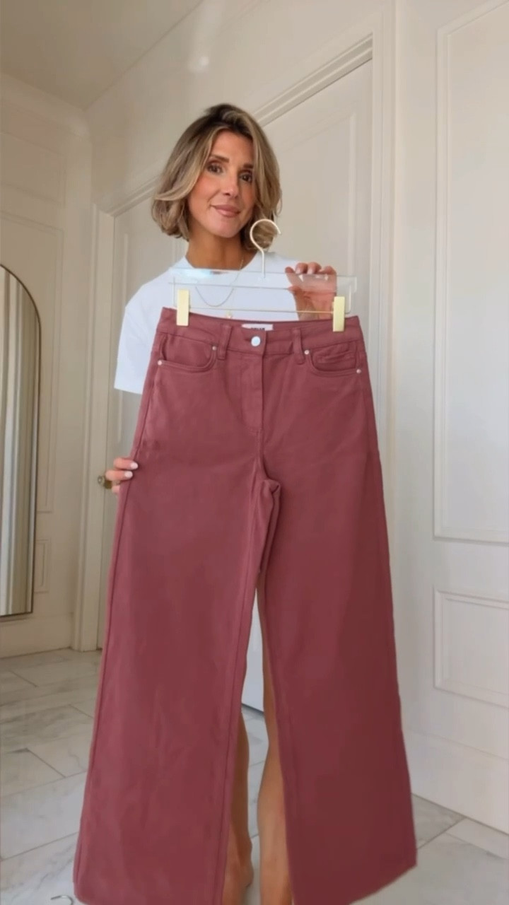 Loving the new color on these Anessa jeans 💗
They’re so flattering and comfy — the jeans that fit everyone now in this berry pink wash! So cute for spring. Fit true to size — I’m wearing size 25 and I’m 5’5” for reference.

#LTKootd